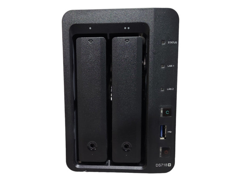 Synology 2 bay NAS DiskStation DS718+, 6GB DDR3, 2x 4TB HDDs