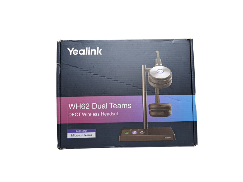 Yealink WH62 Dual Teams Wireless DECT Headset | Noise Canceling