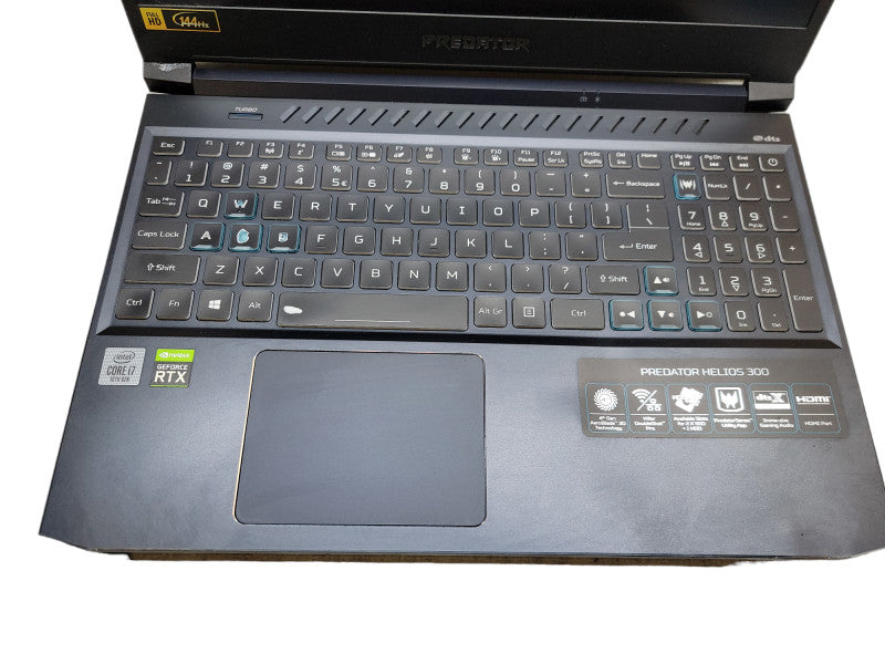 Acer Predator Helios 300| i7-10750H| 16GB DDR4| GTX 2060| NO SSD, NO POWER Î² BudLap