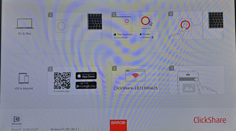 Barco ClickShare CSE-200 Wireless Presentation System + 1x Clicker