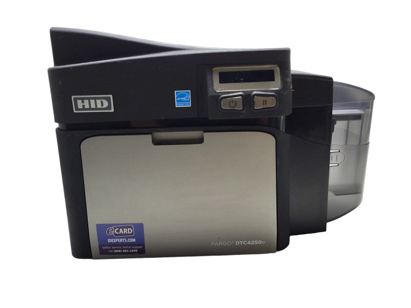 HID Fargo DTC4000 DTC4250e Thermal Transfer Full Color ID Card Printer $