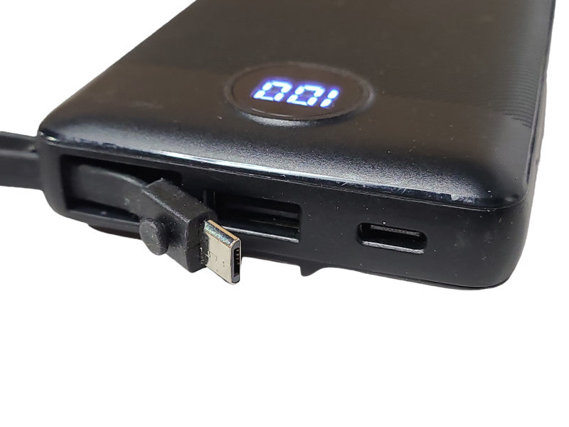 HanaRo Power Bank 10000mAh, 4 in 1 Type-C Micro USB iPhone Charging