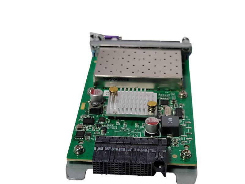 Juniper IPUIBVUMAC 611-063980 R02 4 Port 1/10 Gigabit SFP+ Uplink Module _