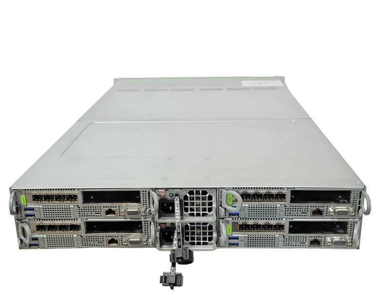 Cohesity C4600-SFP-4 4-Node Chassis with 4x Node servers and 2x PSU, READ _