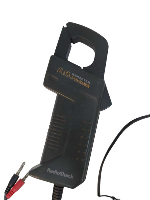 Vintage Radio Shack Ammeter Clamp-On AC Probe CatNo.22-601 Q=