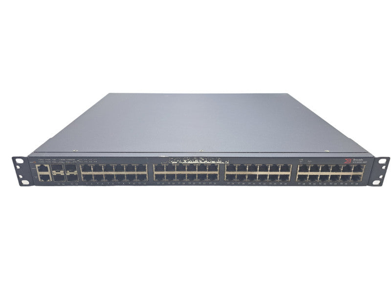 Brocade ICX6450-48P | 48-Port Gigabit POE+ Switch | 4-Port 1/10G SFP+ Q