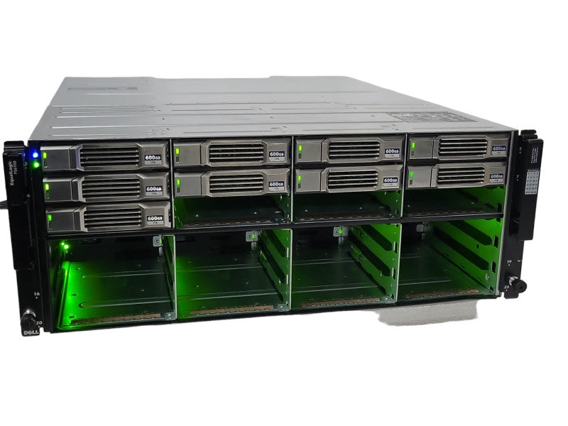 Dell Equallogic PS6100 Storage, 24x 3.5\\" bays, 9x 3TB HDDs 2x Type 11 2x PSU _
