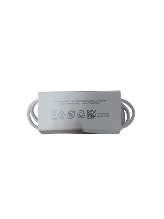 Geenuine Original Samsung EP-TA200 Fast Charge Travel Charger USB-C Cable Q
