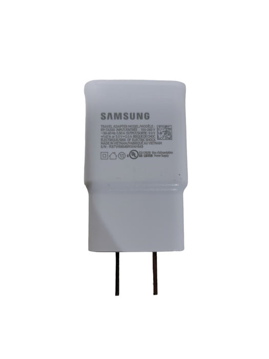 Geenuine Original Samsung EP-TA200 Fast Charge Travel Charger USB-C Cable Q
