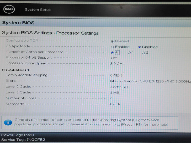 Dell PowerEdge R330 1U, Xeon E3-1220 v5 3.0GHz, 32GB DDR4, 2x PSU, READ _