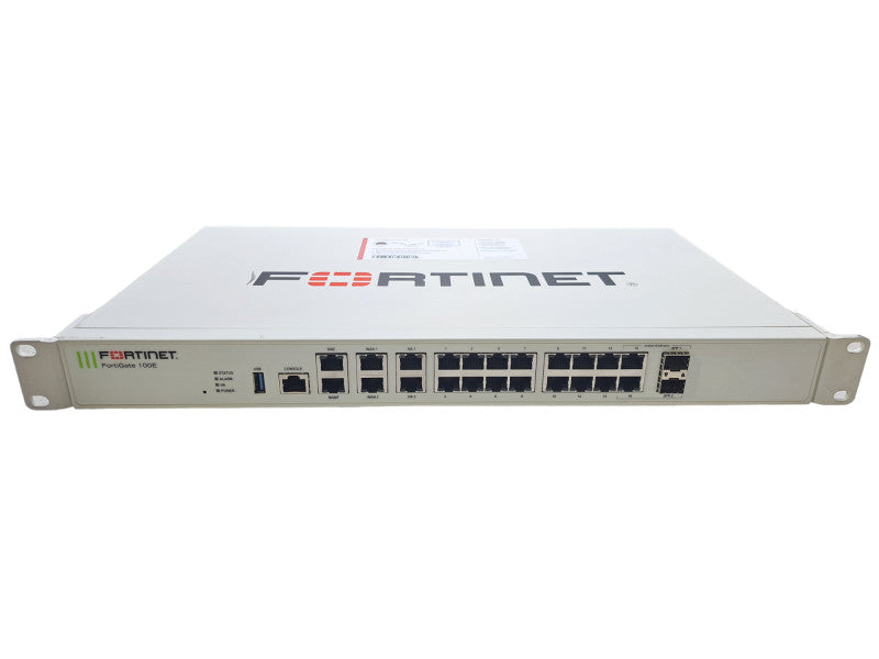 Fortinet FortiGate 100E | 16-Port Firewall 2-SFP Security Appliance FG-100E