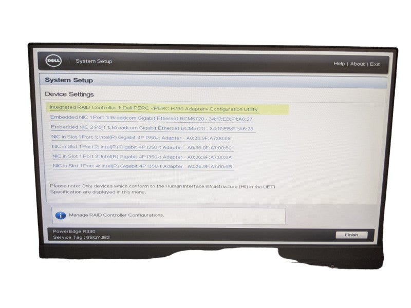 Dell PE R330 1U Server | E3-1230v5 | 48GB DDR4 | No HDD | PERC H730