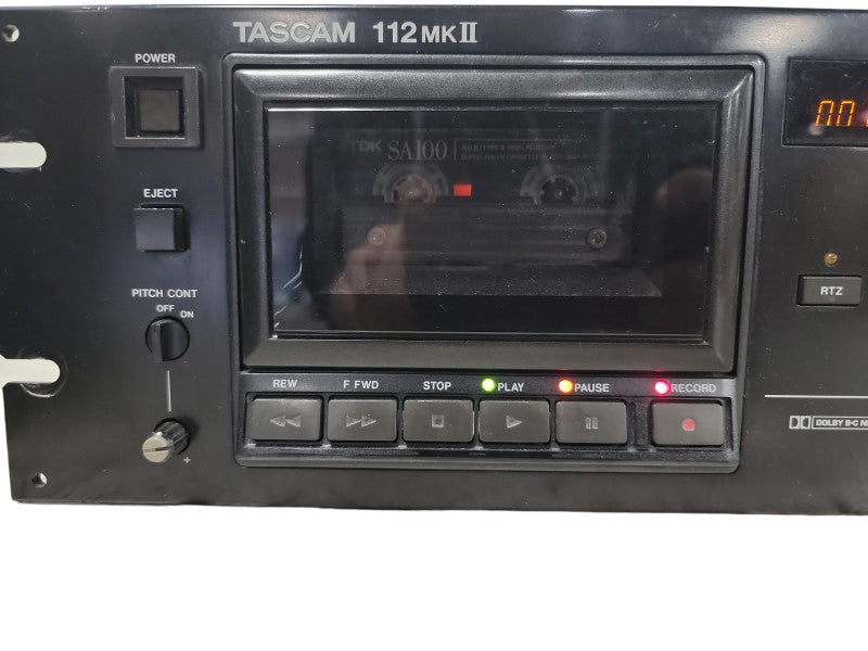 TASCAM 112MKII Professional 2-Head Cassette Deck