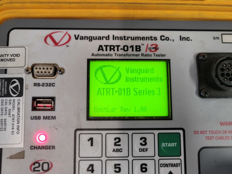Vanguard Instruments ATRT-01B Series 3 auto single-phase transformer Tester %