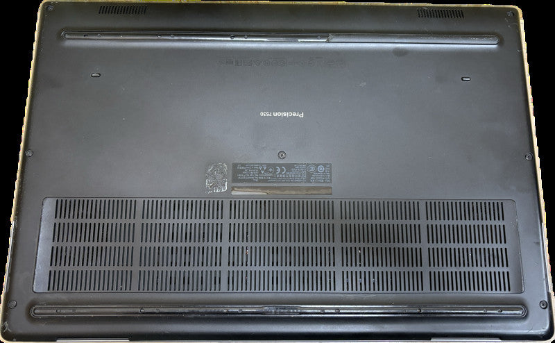 Dell Precision 7530 i7-8750H QUADRO P2000 32GB RAM 512SSD LCD Stain READ!  Lap200