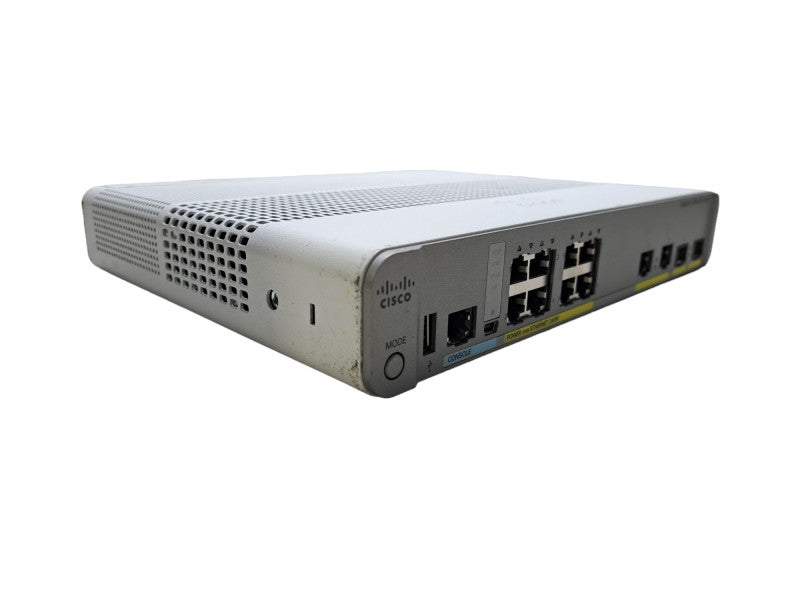 Cisco WS-C3560CX-8PC-S | 8-Port Gigabit PoE+ 240W 2x SFP Silent Switch