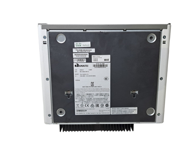 Cisco WS-C3560CX-8PC-S | 8-Port Gigabit PoE+ 240W 2x SFP Silent Switch