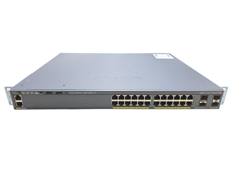 Cisco WS-C2960X-24PS-L | 24-Port Gigabit PoE+ 370W Switch | 4x SFP