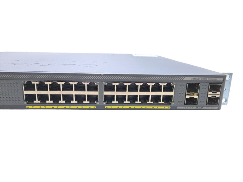 Cisco WS-C2960X-24PS-L | 24-Port Gigabit PoE+ 370W Switch | 4x SFP