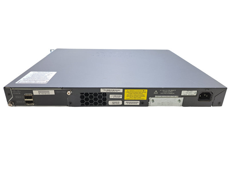 Cisco WS-C2960X-48LPS-L | 48-Port Gigabit PoE+ 370W Switch | 4x SFP