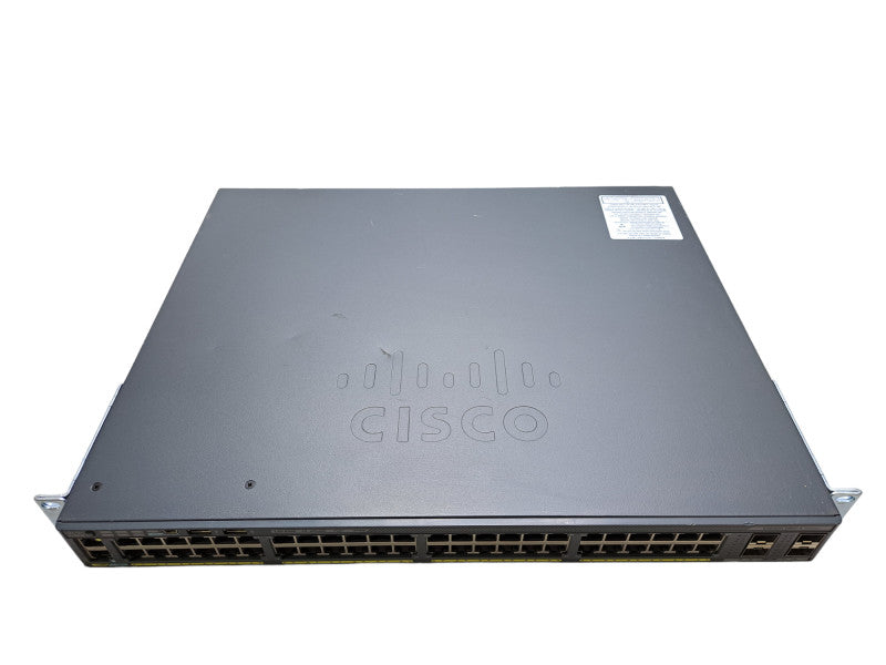 Cisco WS-C2960X-48LPS-L | 48-Port Gigabit PoE+ 370W Switch | 4x SFP
