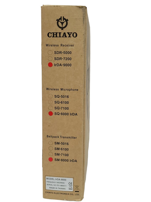 chiayo irda-9000 professional audio system w/ Wireless receiver/MIC/Transmitt _