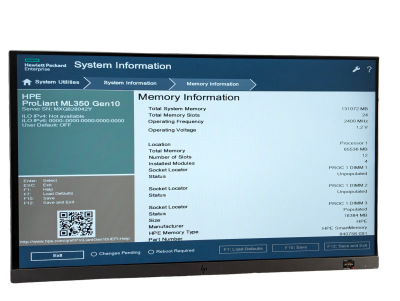 HPE ML350 Gen10 2x Xeon Silver 4110 @ 2.10Ghz 128GB RAM , E208i-a SR RAID -