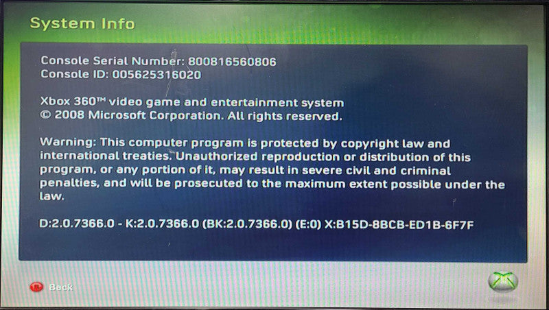 Xbox 360 XDK Development Kit with Sidecar, XDK: 8276, Console Only