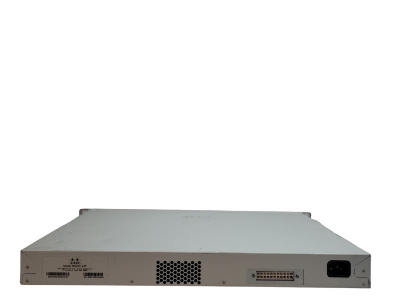 CISCO Meraki MS220-24P 24 Port Cloud Managed Switch with Rack Ears Unclaimed  Q%