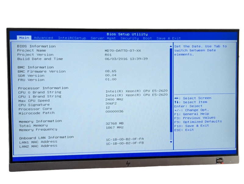 DATTO S3E6000 2x Xeon E5-2620 v3 @ 2.40Ghz , 32GB RAM  -