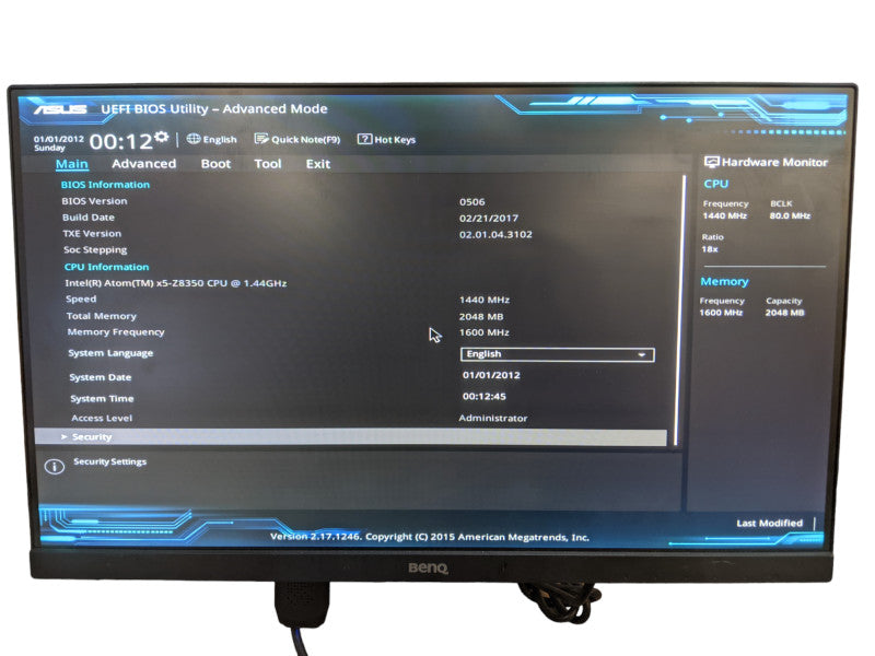 Asus VivoStick TS10 | Atom x5-Z8350 | 2GB RAM | No power adapter Q