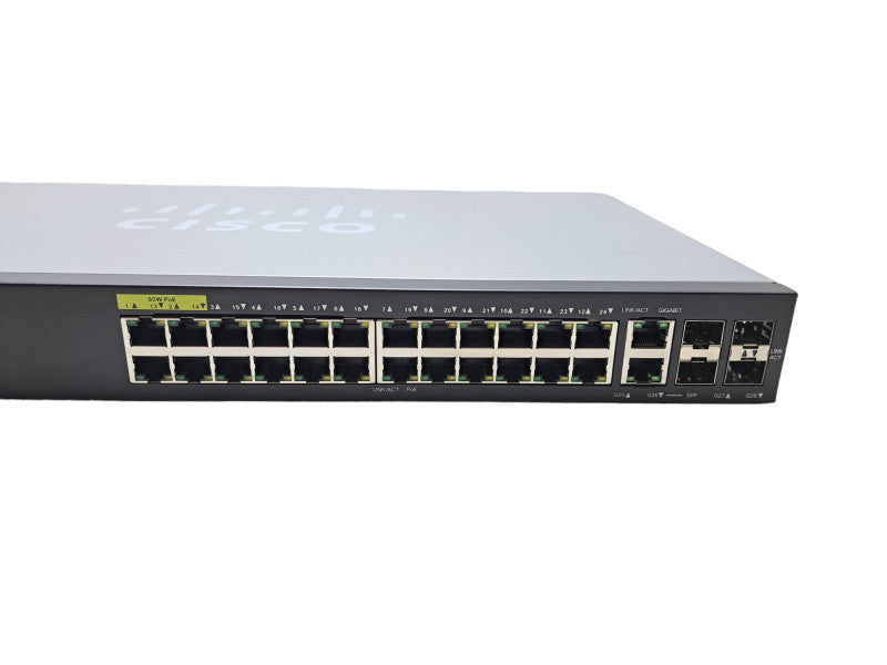 Cisco SG350-28MP 24-Port Gigabit PoE 2x SFP Managed Switch