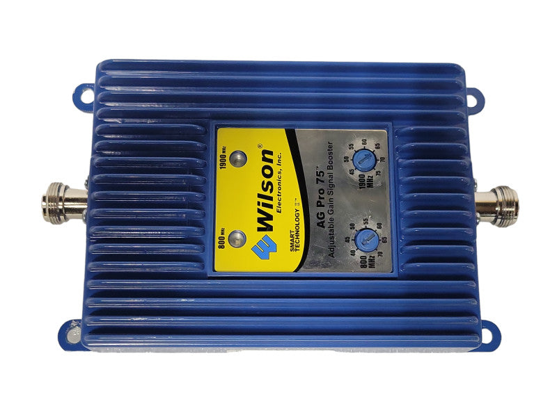 wilson AG Pro 75 Adjustable Gain Signal Booster 271265 800/1900 MHz, READ _