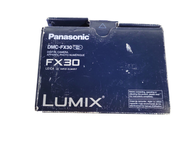 Panasonic LUMIX DMC-FX30 7.2MP Digital Camera - Blue !