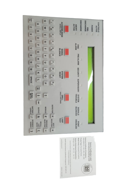Honeywell Notifier Fire Alarm Control Panel NFS-320C NFS-320 Q%