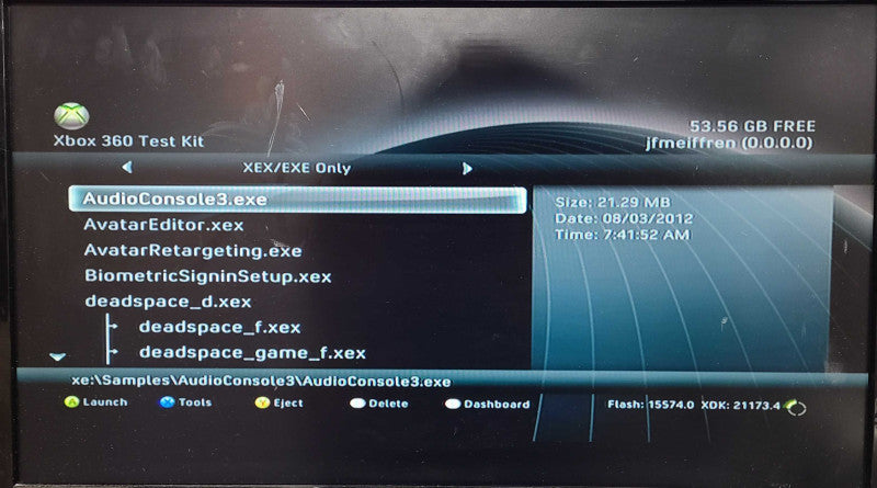 Xbox 360 XDK Development Kit with Sidecar, XDK: 21173.4, Console Only