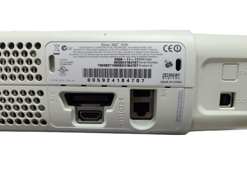 Xbox 360 XDK Development Kit with Sidecar, XDK: 21173.4, Console Only