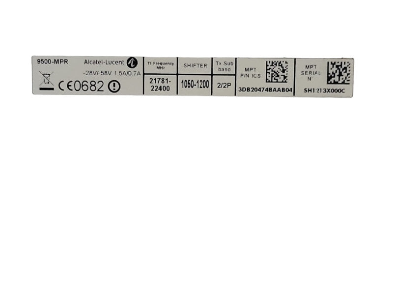 ALCATEL-LUCENT 9500-MPR ODU RADIO 3DB20474BAAB04 21781-22400  _