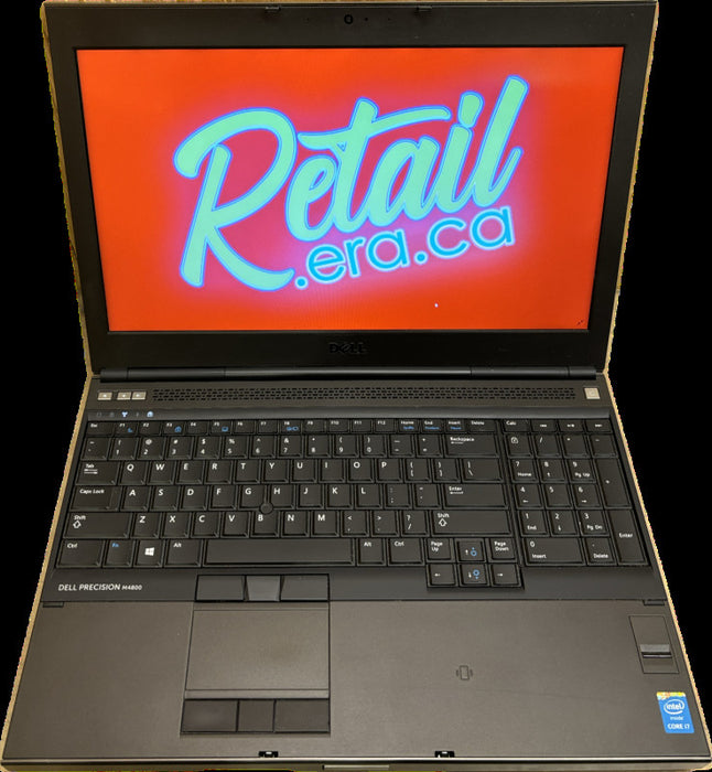 Dell Precision M4800 i7-4800MQ@2.5GHz QUADRO K2100M 2GB GPU 16GB RAM 256SSD  BudLap