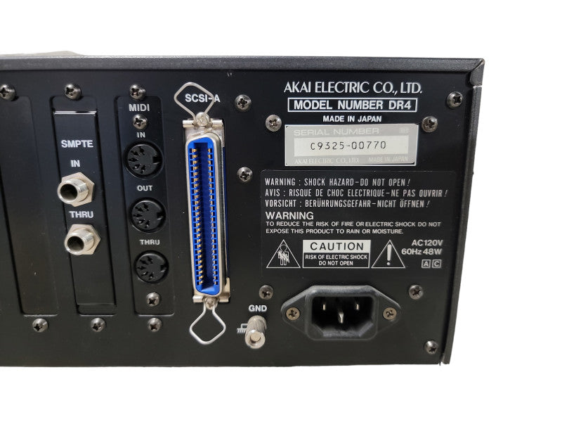 AKAI DR4D PROFESSIONAL 4-TRACK DIGITAL HDD RECORDER