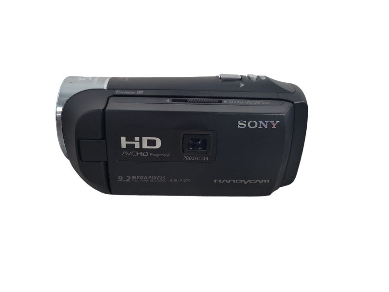 Sony PJ270 Handycam with Built-in Projector Black 9.2MP 56x Zoom Black READ !