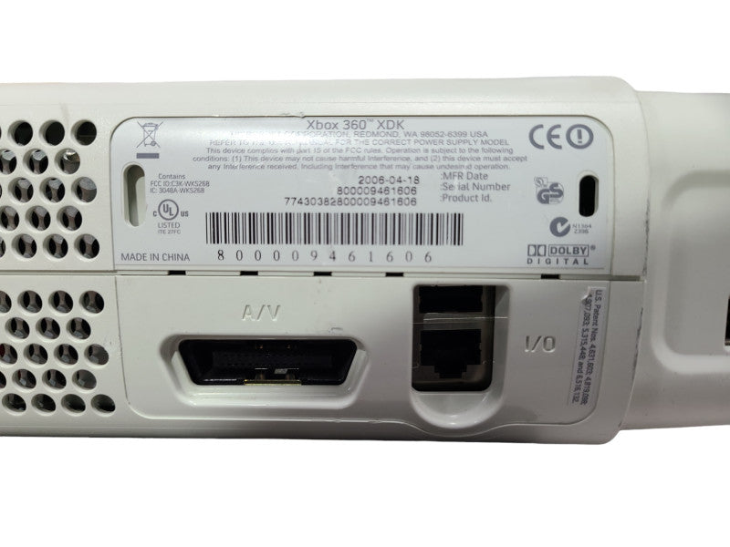 Xbox 360 XDK Development Kit with Sidecar, READ