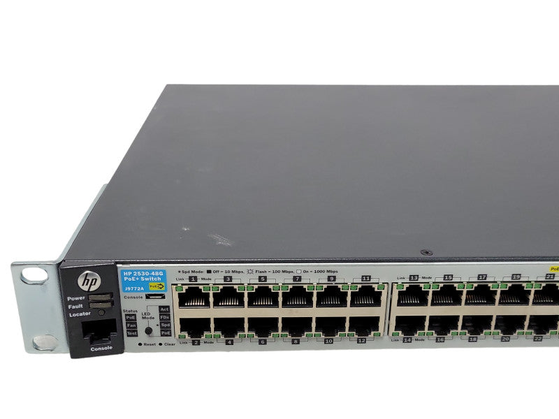 HP 2530-48G PoE+ J9772A | 48 Port Gigabit PoE+ | 4x SFP Network Switch _