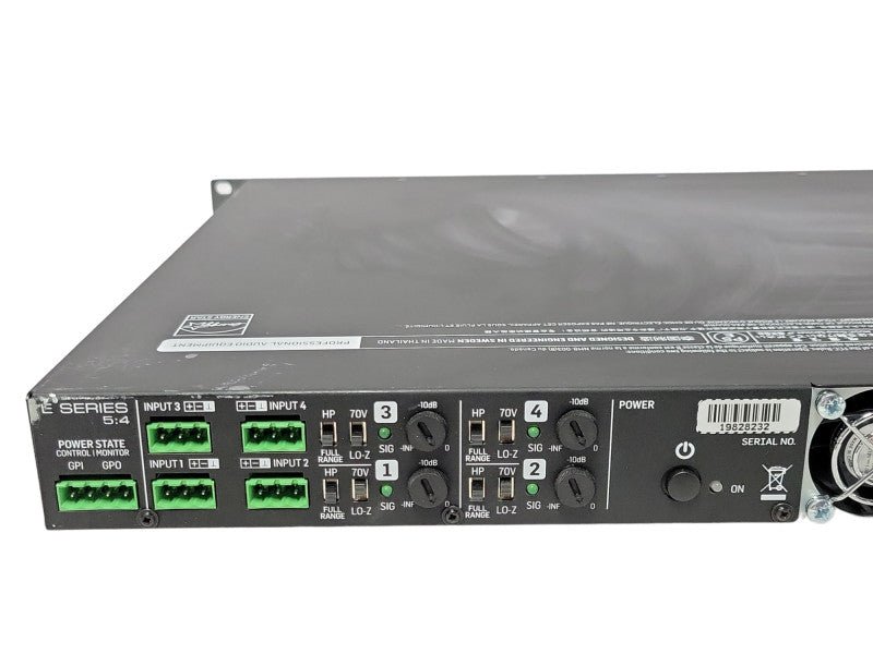Lab Gruppen E 5:4 4-Channel Amplifier, READ _