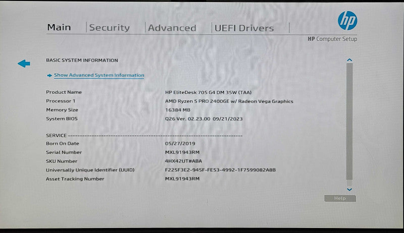 HP EliteDesk 705 G4 DM 35W, AMD Ryzen 5 Pro 2400GE, 16GB DDR4, 256GB NVMe, WiFi, PWR
