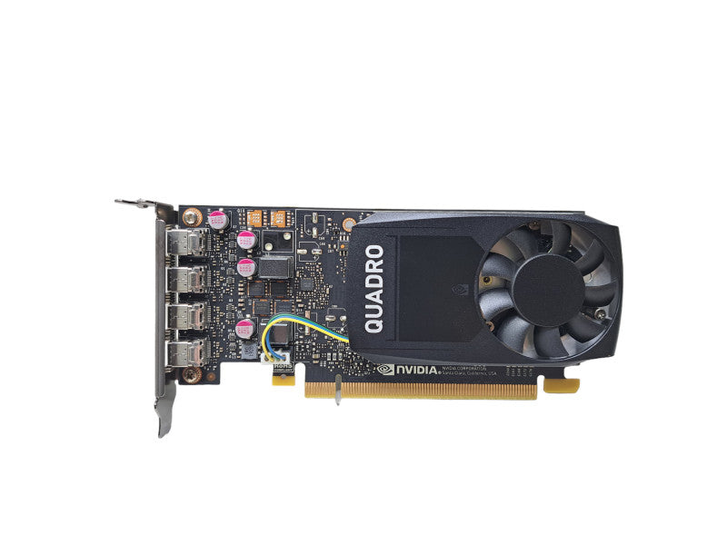 NVIDIA Quadro P1000 | 4GB GDDR5 Low Profile Graphics Card | 4x MiniDP