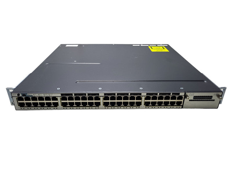 Cisco WS-C3750X-48P-S 48-Port Gigabit IP Base Switch POE+, 2x PSU Q$