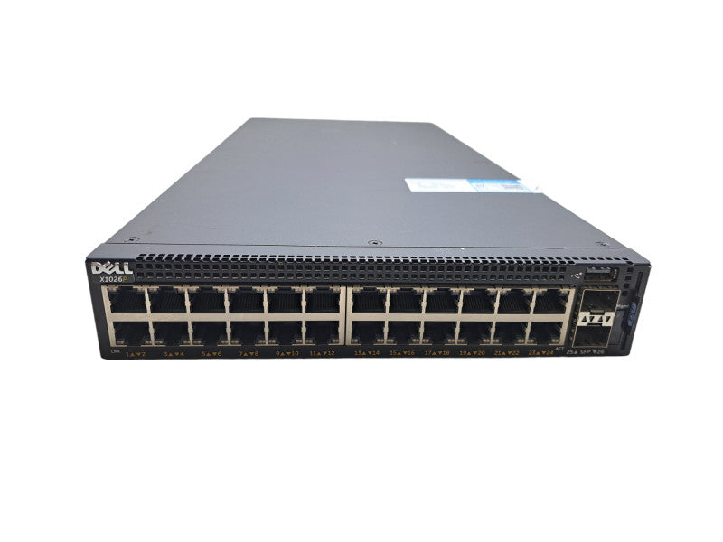 Dell X1026P 26-Port Gigabit PoE Managed Network Switch E11W | 2x SFP Q