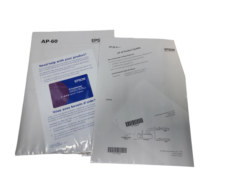 EPSON AP-60 Projector Sound Solutions| Open Box