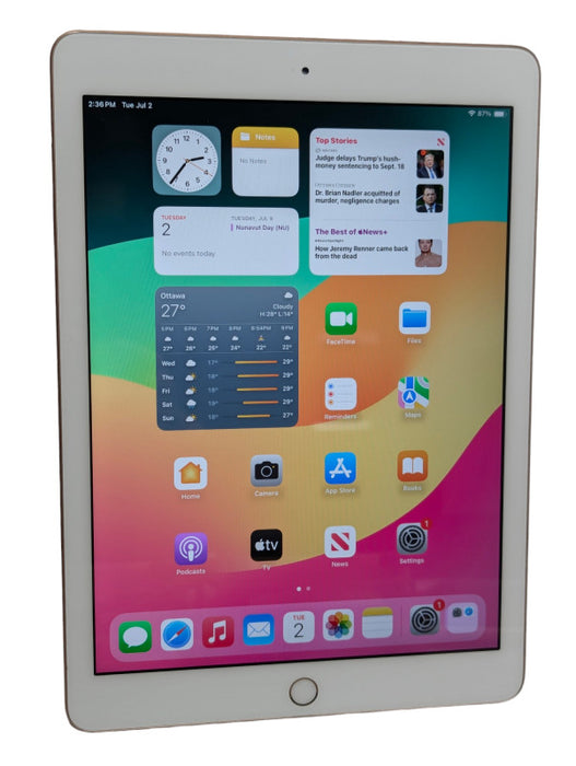 Apple iPad 6th generation 128GB A1893 Rose Gold UNLOCKED -
